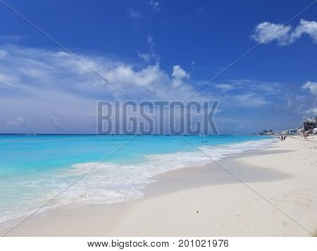 image took in the beach of Cancun, mexico