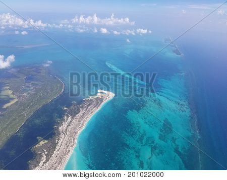 image took from the airplane,before to get to Cancun,mexico