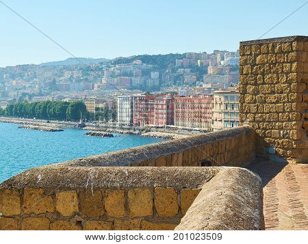 Castel Dell'ovo Castle. Naples, Italy.