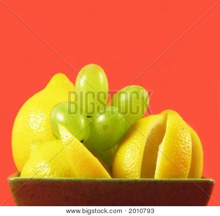Citrons et raisins Fruits