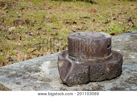 Ancient Pan Or Device Used At Tin Pewter Castings
