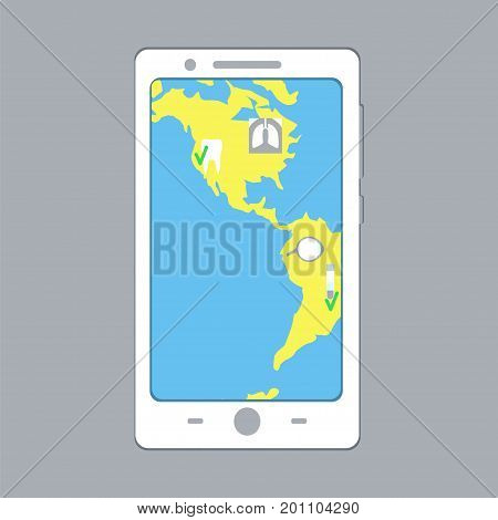 E-medicine Smartphone Concept