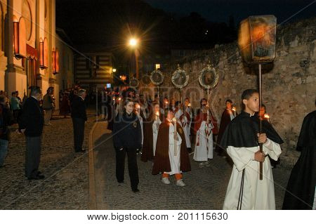 The Annual Procession To Jesus Christ At Easter In Mendrisio