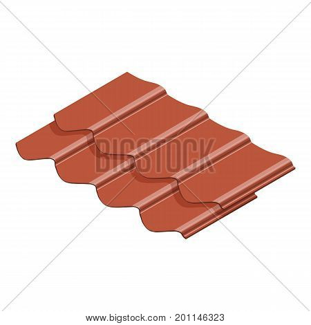 Roof icon. Isometric illustration of roof vector icon for web
