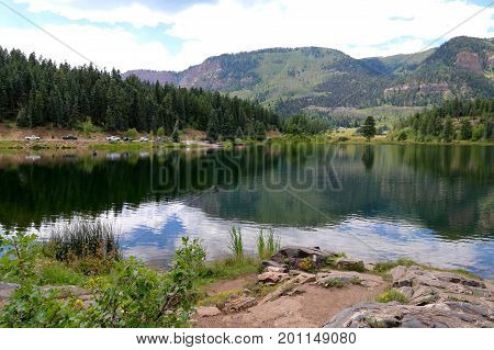Summer at Haviland Lake in Durango, CO
