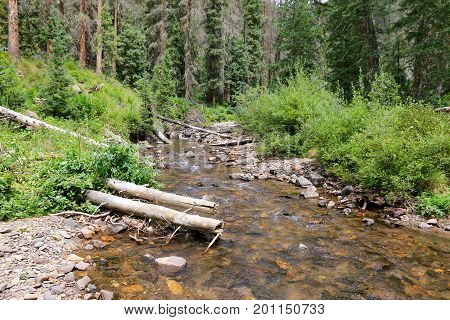 Creek at Elwood Pass in Pagosa Spring, Colorado