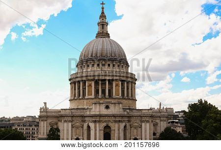 The Saint Paul's cathedral is one of the most famous and most recognisable sights of London.