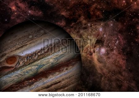 Solar System - Jupiter. It Is The Largest Planet In The Solar System.