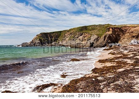 Leas Foot Sands Beach Thurlestone Devon England
