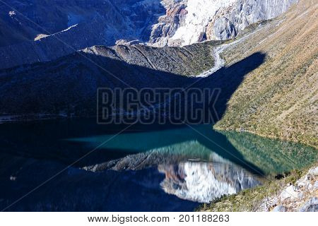 Beautiful mountains landscapes in Cordillera Huayhuash, Peru, South America