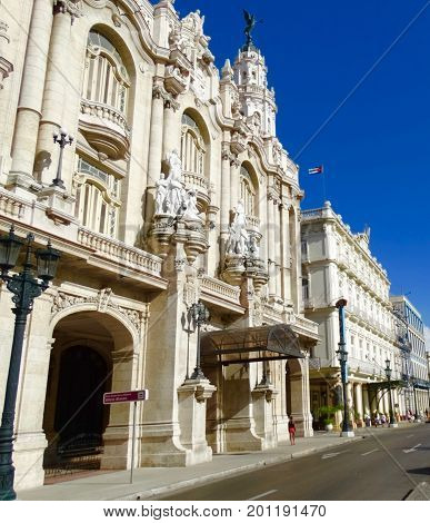 Detailed Architecture on buildings that line a street
