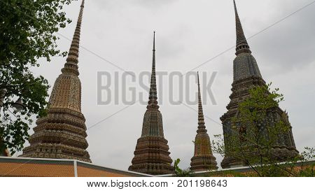 BANGKOK, THAILAND--The Wat Pho temple is one of the top attractons in Bangkok, Thailand. Photo taken in March 2016