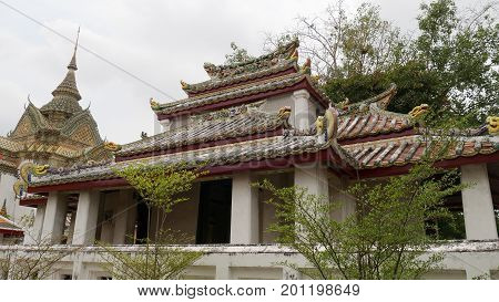 BANGKOK, THAILAND--The Wat Pho temple is one of the top attractons in Bangkok, Thailand. Photo taken in March 2016