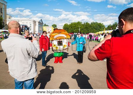 People During The Open Festival Called Delicious Vyatka Vkusna