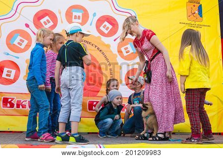 People During The Open Festival Called Delicious Vyatka Vkusna