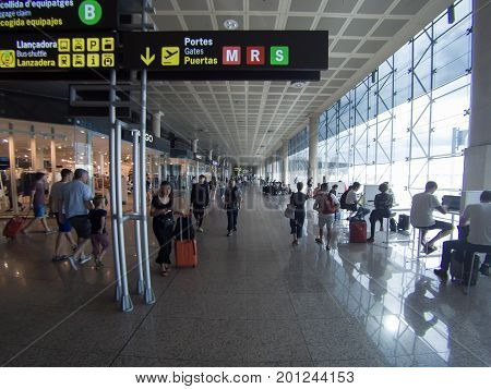 Airport In Barcelona Is One Of The Largest Airports
