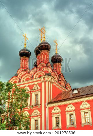 The Church of St. Nicholas on Bolvanovka in Moscow, the capital of Russia