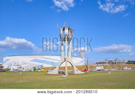 Monument O Passageiro In Londrina City