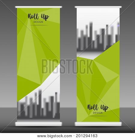 Roll Banner Stand Vector Photo Free Trial Bigstock