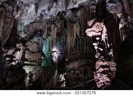 View from Ledenika cave situated in north-west Bulgaria