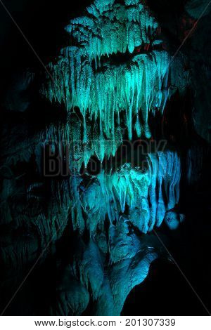 View from Ledenika cave situated in north-west Bulgaria
