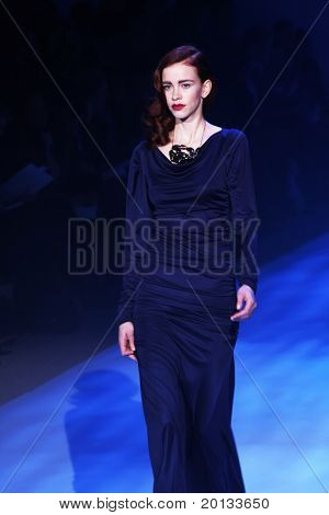 NEW YORK-február 12: Mercedes-Benz FashionWeek bemutatja Christian Siriano gyűjtemények Bryant Pa