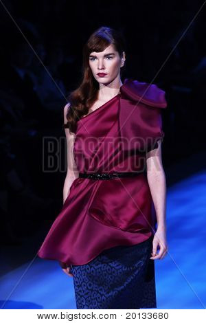 NEW YORK-február 12: Mercedes-Benz FashionWeek bemutatja Christian Siriano gyűjtemények Bryant Pa