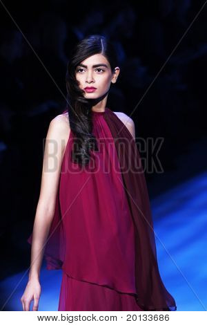 NEW YORK-február 12: Mercedes-Benz FashionWeek bemutatja Christian Siriano gyűjtemények Bryant Pa