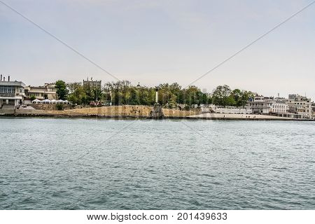 Monument To The Flooded Ships In Sevastopol