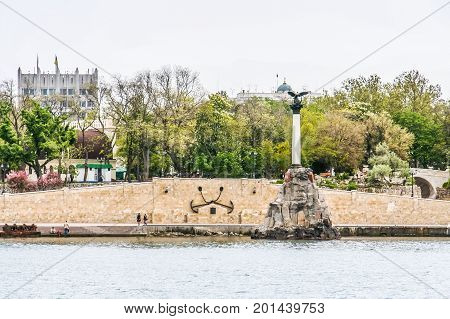 Monument To The Flooded Ships In Sevastopol