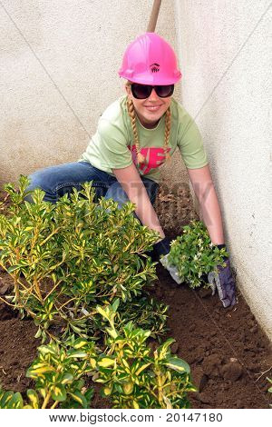 LOS ANGELES - 14 maj: Adrienne Frantz på Habitat for menneskeheden kvinders Empowerment bygge på Carl