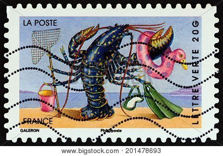 FRANCE - CIRCA 2014: A stamp printed in France from the 