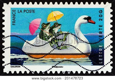 FRANCE - CIRCA 2014: A stamp printed in France from the 