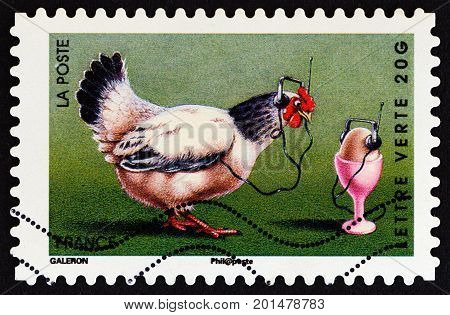 FRANCE - CIRCA 2014: A stamp printed in France from the 