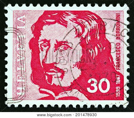 SWITZERLAND - CIRCA 1969: A stamp printed in Switzerland from the 