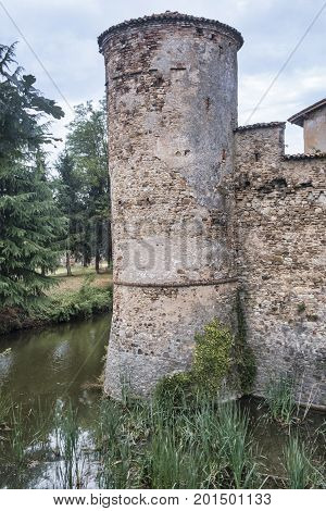 Lisignano (Piacenza Emilia Romagna Italy): the historic castle near Agazzano