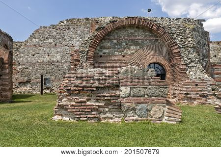 Zajecar Serbia - July 09 2017: The historical archaeological site of Felix Romuliana from the Roman Empire