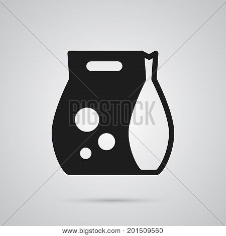 Vector Washing Powder  Element In Trendy Style.  Isolated Detergent Icon Symbol On Clean Background.