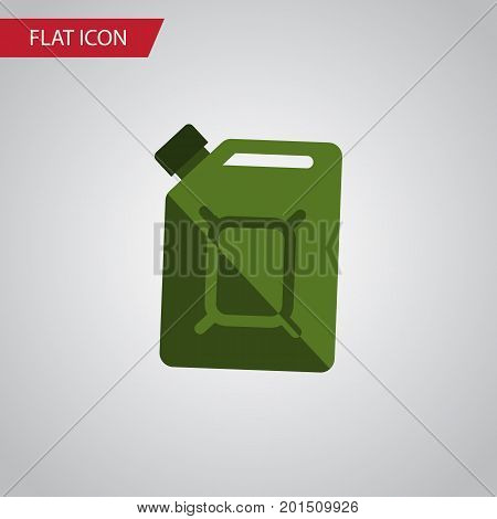 Fuel Canister Vector Element Can Be Used For Oil, Jerrycan, Fuel Design Concept.  Isolated Jerrycan Flat Icon.