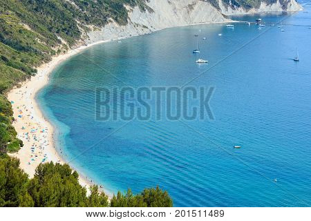 Summer Adriatic Sea Mezzavalle Beach