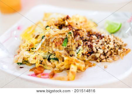 The famous traditional Thai food of the 