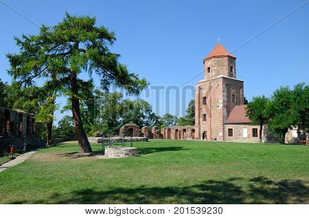 Old castle Toszek in Poland, Silesian Region
