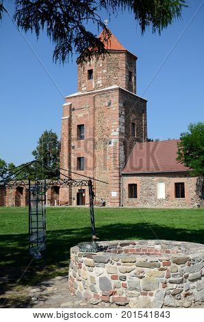 Old castle Toszek in Poland, Silesian Region