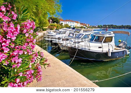 Town Of Petrcane Turquoise Waterfront View