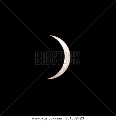 Partial Soalr Eclipse Over South Carolina Usa
