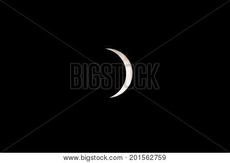 Partial Soalr Eclipse Over South Carolina Usa