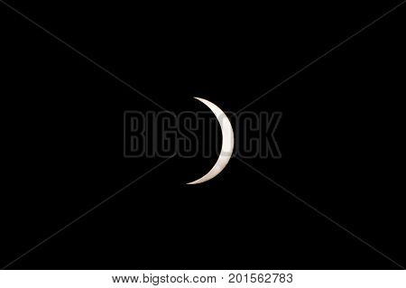 Partial Soalr Eclipse Over South Carolina Usa