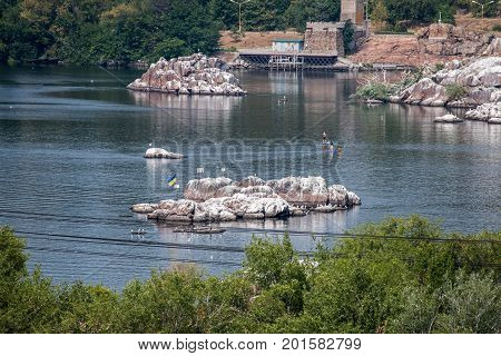 Dnieper rapids the famous island of Fame Cossacks and Zaporozhye sech.
