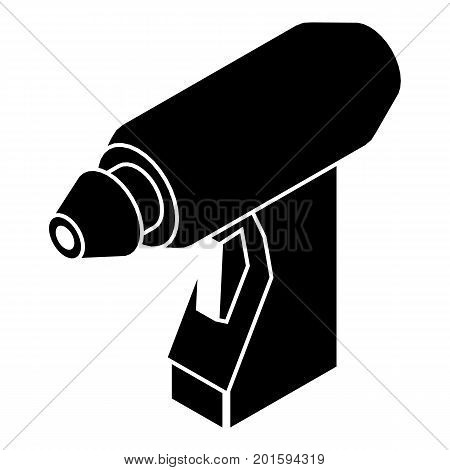 Manual welding torch icon. Simple illustration of manual welding torch vector icon for web