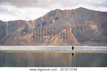 Pangong Lake In Ladakh, India